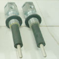 plainized titanium probe anode